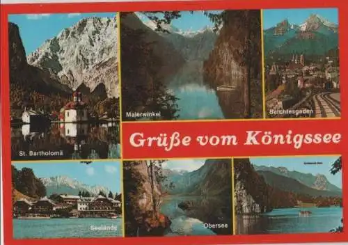 Königssee - u.a. Seelände - ca. 1980