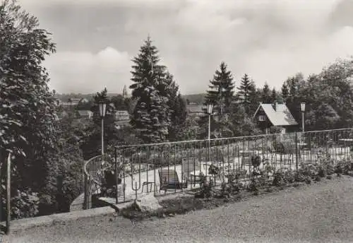 Friedrichsbrunn - Blick vom Sanatorium Ernst Thälmann - 1976