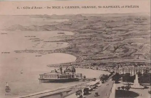 Frankreich - Frankreich - Cote d’Azur - Nice, Cannes, Grasse, St-Raphael, Frejus - ca. 1935