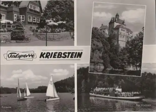 Talsperre Kriebstein - u.a. Burg - 1967