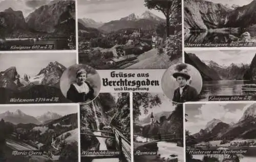 Berchtesgaden - und Umgebung u.a. Watzmann - ca. 1960