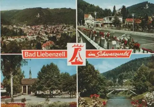 Bad Liebenzell - 4 Teilbilder - ca. 1980