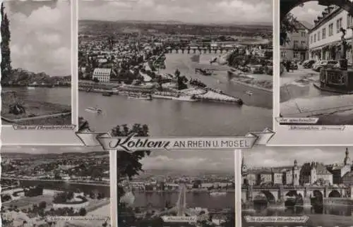 Koblenz - u.a. Rheinbrücke - 1969