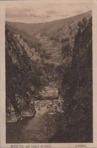 Thale - Bodetal, Schurre - 1926