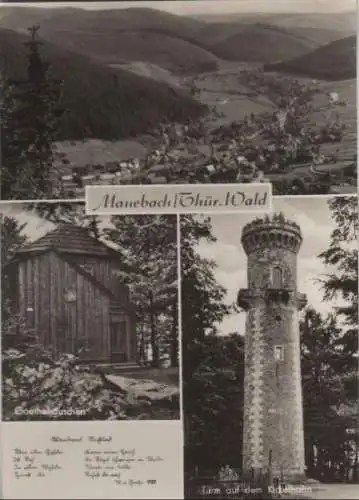 Ilmenau-Manebach - u.a. Turm - 1973