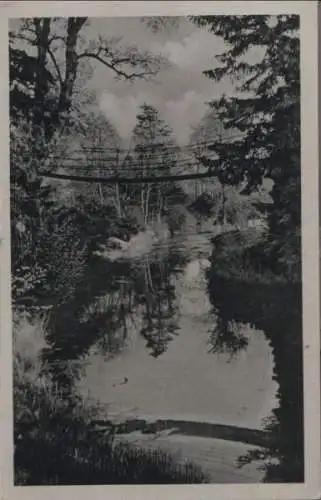 Wörlitz - Park, Kettenbrücke - 1957