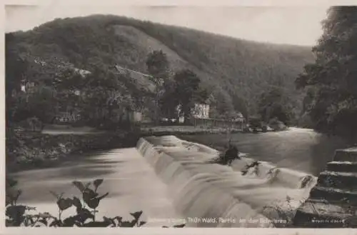 Schwarzburg - Partie an der Schwarza - 1934