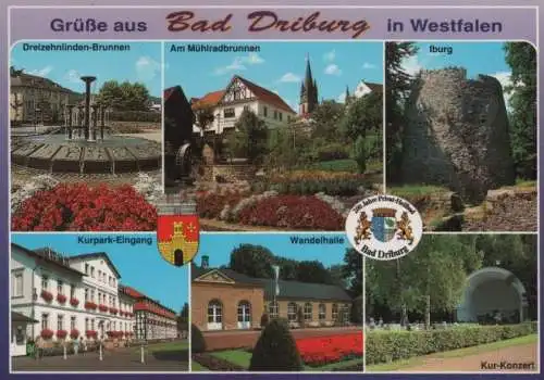 Bad Driburg - u.a. Kurpark-Eingang - 1998