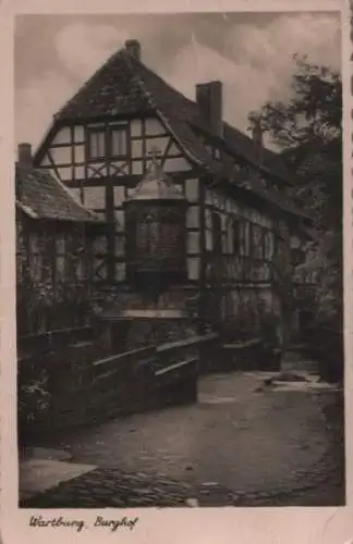 Eisenach - Wartburg, Burghof - ca. 1950