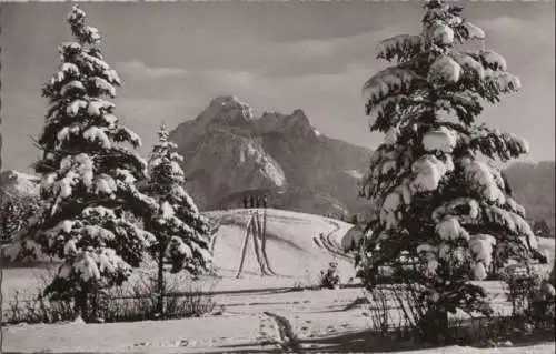 Füssen - Galgenbichl mit Säuling - ca. 1960