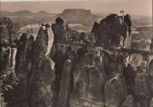 Sächsische Schweiz - Basteibrücke - 1970