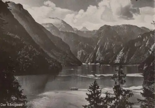 Königssee - mit Schönfeldspitze - 1962