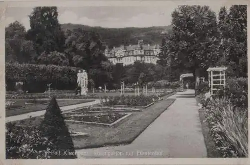 Bad Kissingen - Rosengarten und Fürstenhof - ca. 1950