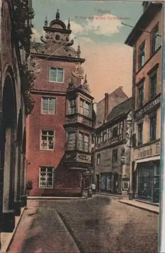 Mainz - Erker am alten Gymnasium - ca. 1920