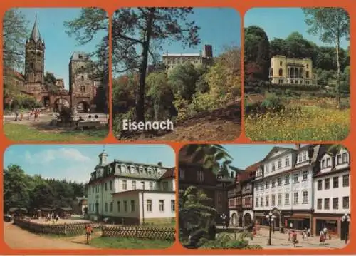 Eisenach - u.a. Nikolaikirche und Nikolaitor - ca. 1990