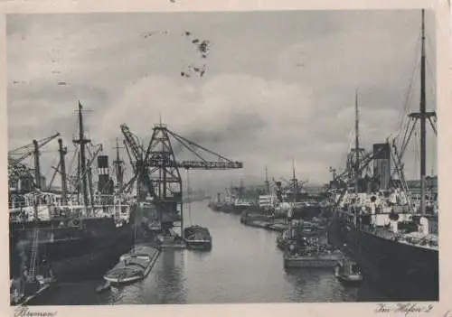 Bremen - im Hafen - 1924