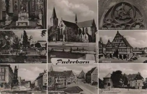 Paderborn - u.a. Dom - ca. 1960