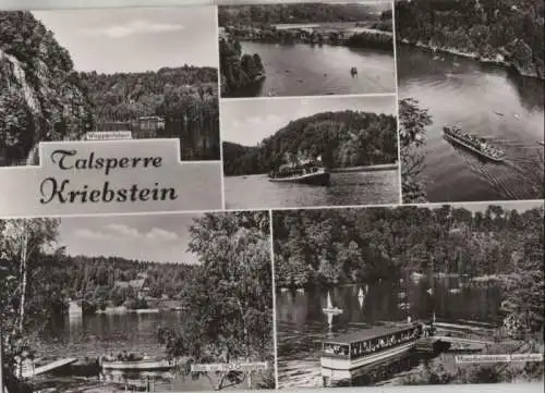 Talsperre Kriebstein - mit 6 Bildern - ca. 1975