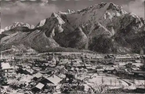 Mittenwald - mit Karwendel - 1955