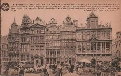 Belgien - Belgien - Brüssel - Bruxelles - Grand Place - ca. 1935