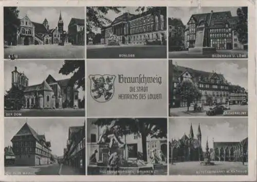 Braunschweig - u.a. Burg - ca. 1960