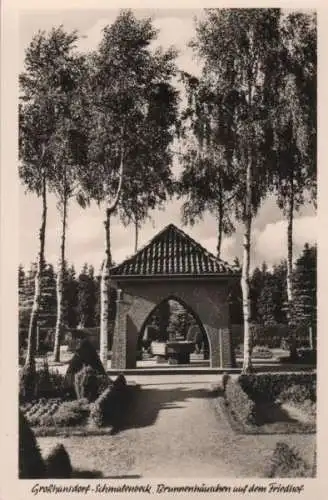 Großhansdorf - Schmalenbeck, Friedhof, Brunnenhäuschen - ca. 1965