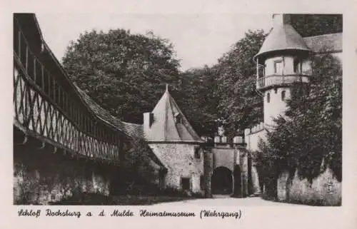 Lunzenau-Rochsburg - Schloß, Wehrgang - 1982