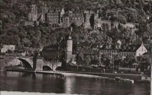 Heidelberg - Schloß und Brücke - 1958