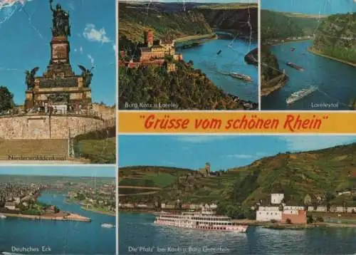 Rhein - u.a. Deutsches Eck - ca. 1985