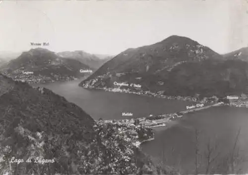 Schweiz - Schweiz - Lago di Lugano - 1963