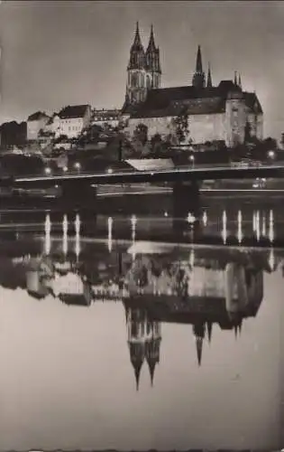 Meißen - Albrechtsburg abends - 1966