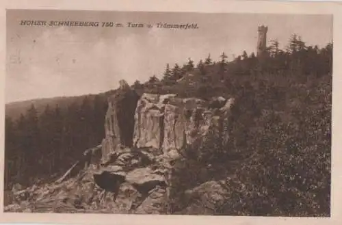 Böhmen und Mähren - Hoher Schneeberg bei Eulau - ca. 1935