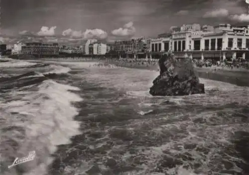 Frankreich - Frankreich - Biarritz - La grande plage - ca. 1960