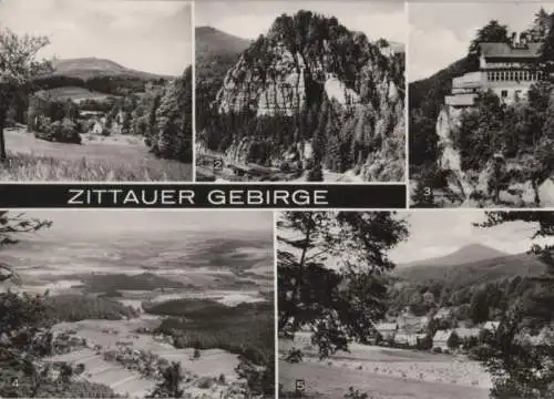 Zittauer Gebirge - u.a. Kurort Oybin und Hochwald - 1979