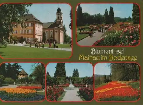 Mainau - 5 Teilbilder - 1986