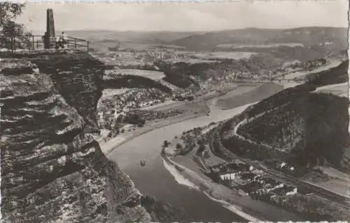 Sächsische Schweiz - Blick vom Lilienstein - 1968