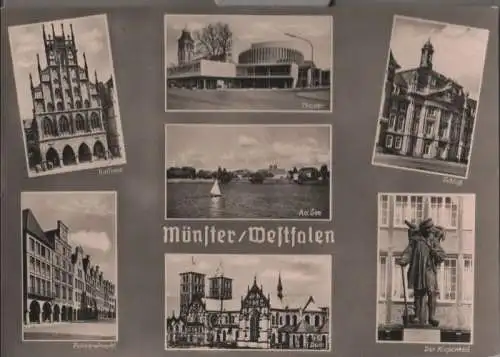 Münster - u.a. Kiepenkerl - ca. 1955