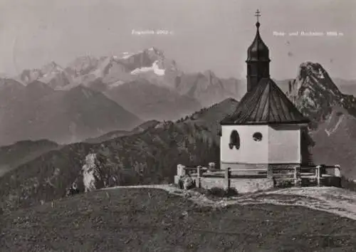 Rottach-Egern - Blick von der Bergstation der Wallbergbahn - ca. 1965