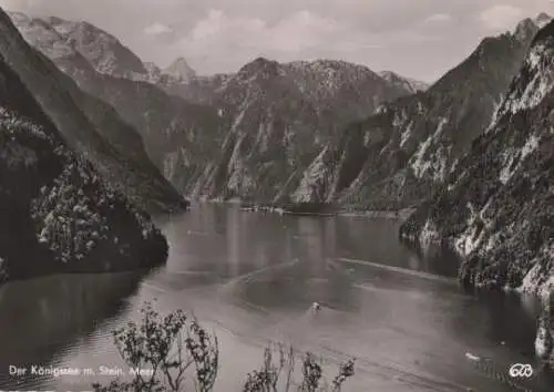 Berchtesgaden - Königssee mit Stein. Meer - 1962