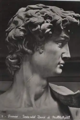 Italien - Italien - Florenz - Firenze - Testa del David di Michelangelo - ca. 1965