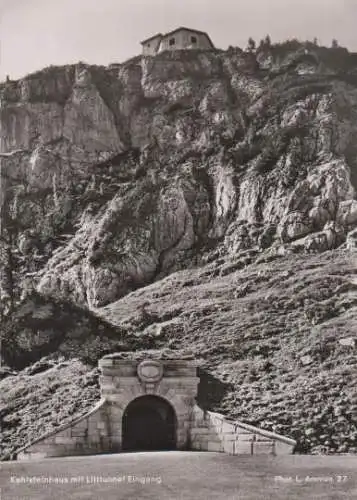 Berchtesgaden - Kehlsteinhaus mit Lifttunnel-Eingang - ca. 1965