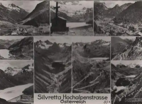 Österreich - Österreich - Silvrettastraße - u.a. Silvretta Stausee - ca. 1960