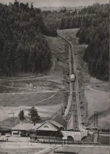 lasbach, Obstfelderschmiede - Oberweißbacher Bergbahn - 1962