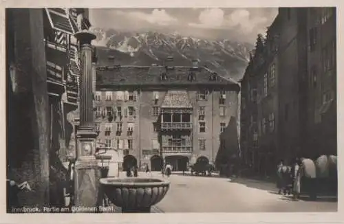 Österreich - Österreich - Innsbruck - Partie am Goldenen Dachl - ca. 1935