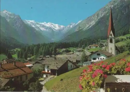 Österreich - Österreich - Trins - Blick zu den Gletschern - ca. 1985