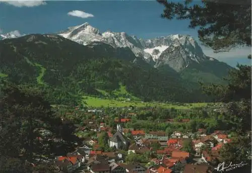 Garmisch-Partenkirchen - gegen Zugspitzgruppe