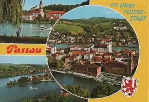 Passau - 3 Teilbilder - ca. 1980