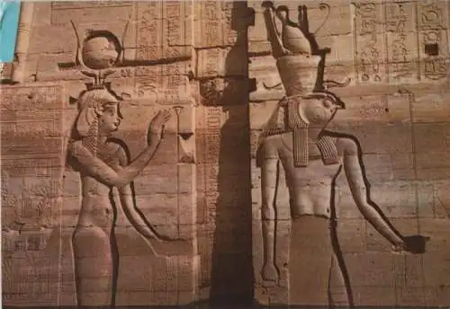 Ägypten - Assuan - Ägypten - Reliefs of Isis