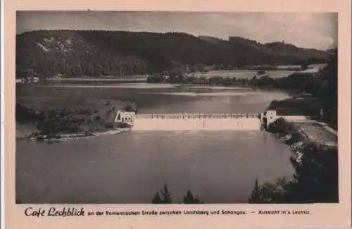 Romantische Straße - Cafe Lechblick, zwischen Landsberg und Schongau - ca. 1950