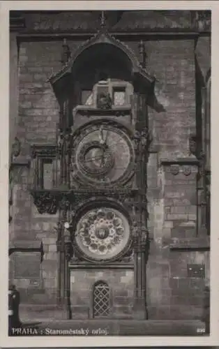 Tschechien - Tschechien - Prag - Praha - Staromestsky orloj - ca. 1950